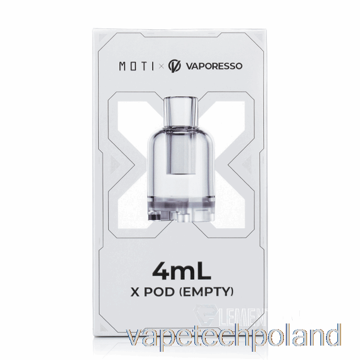 Vape Pod Vaporesso X Mini Kapsułki Zamienne 4 Ml X Mini Kapsułki